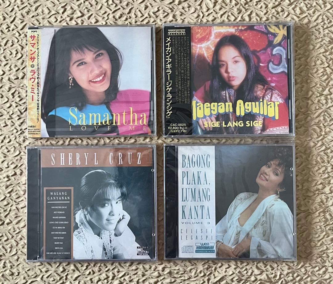 フィリピン女性歌手CD  サマンサ　メイガン　シェリル　セレステ・レガスピ Japan mania