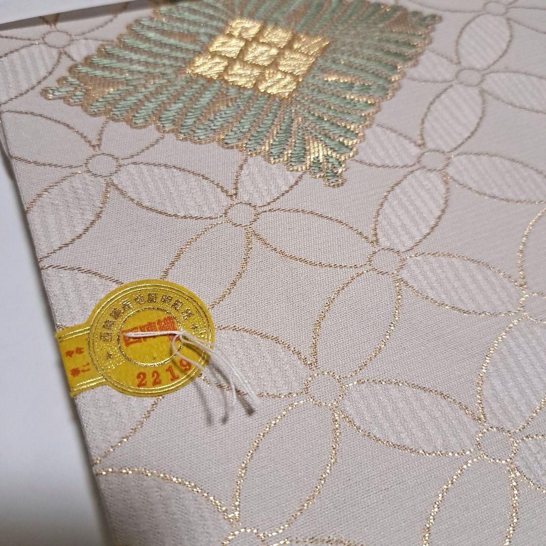 No.6022 名古屋帯 九寸 仕立済 正絹 着物 新品未使用 - メルカリ