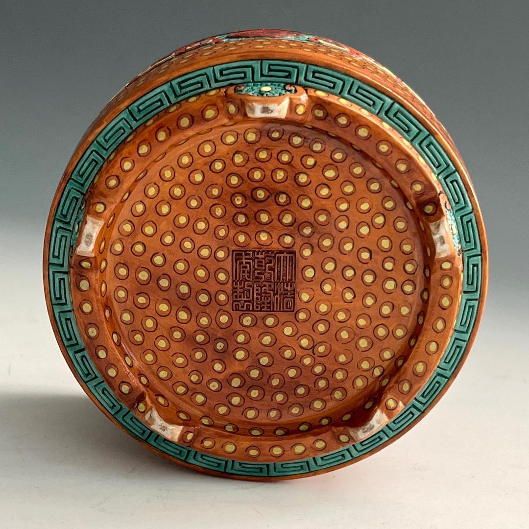 唐物 粉彩龍紋香炉 大清乾隆年製 款 中国美術 古玩 SN812 - メルカリ