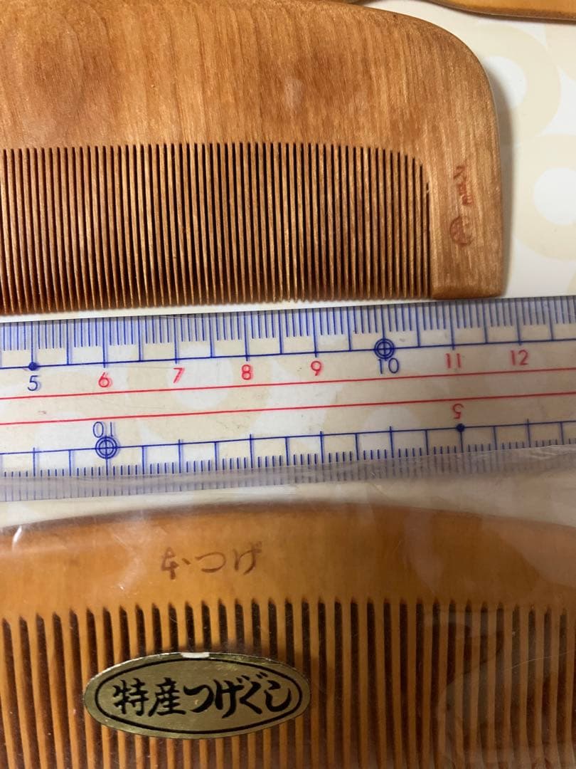 つげ櫛 櫛 拓殖櫛 さつまつげ みねばり 夢の櫛 - メルカリ