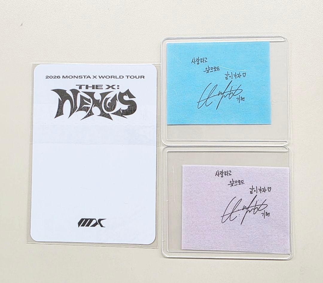 紙吹雪付 MONSTA X NEXUS キヒョン 購入特典トレカ - メルカリ