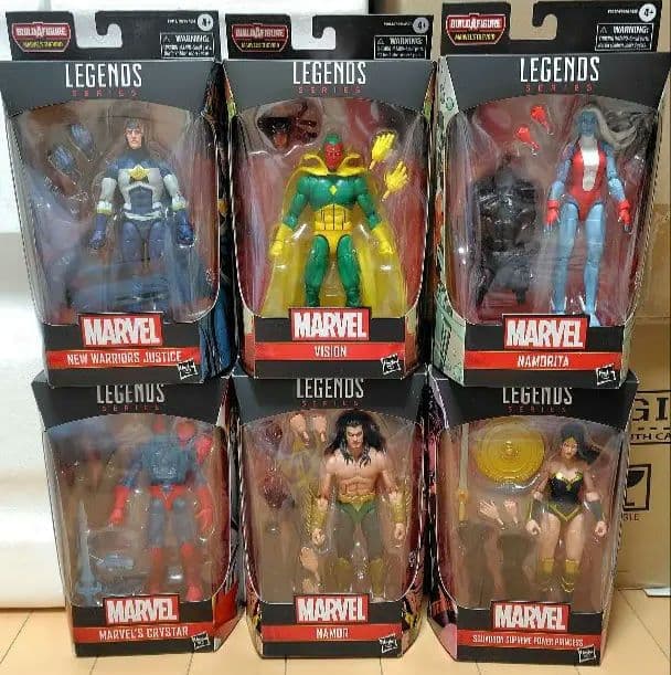 未開封 ○ 6種類セット ヴォイド ビルドパーツ マーベルレジェンド