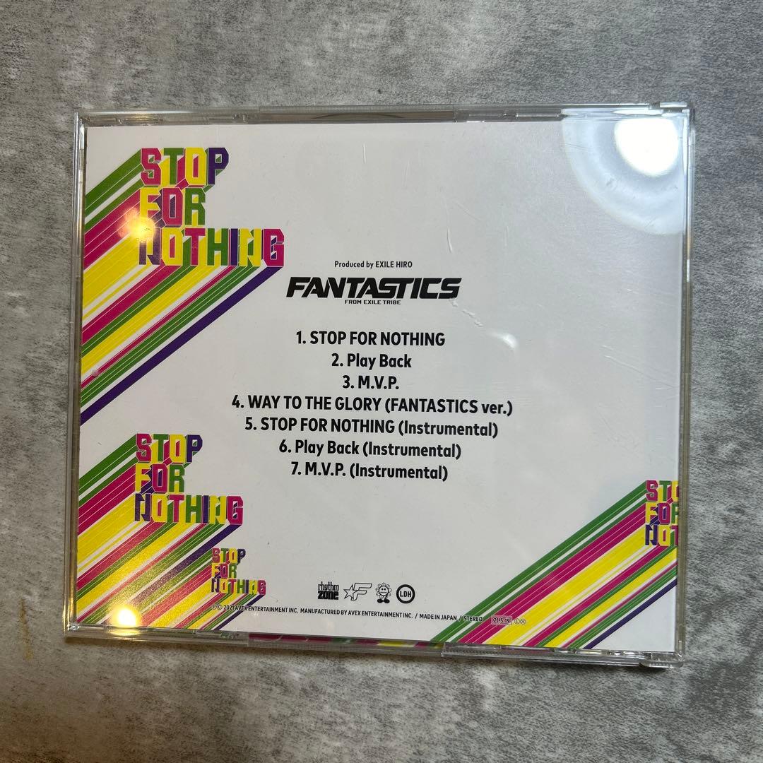 FANTASTICS STOP FOR NOTHING CD➕おまけ付き♬ - メルカリ