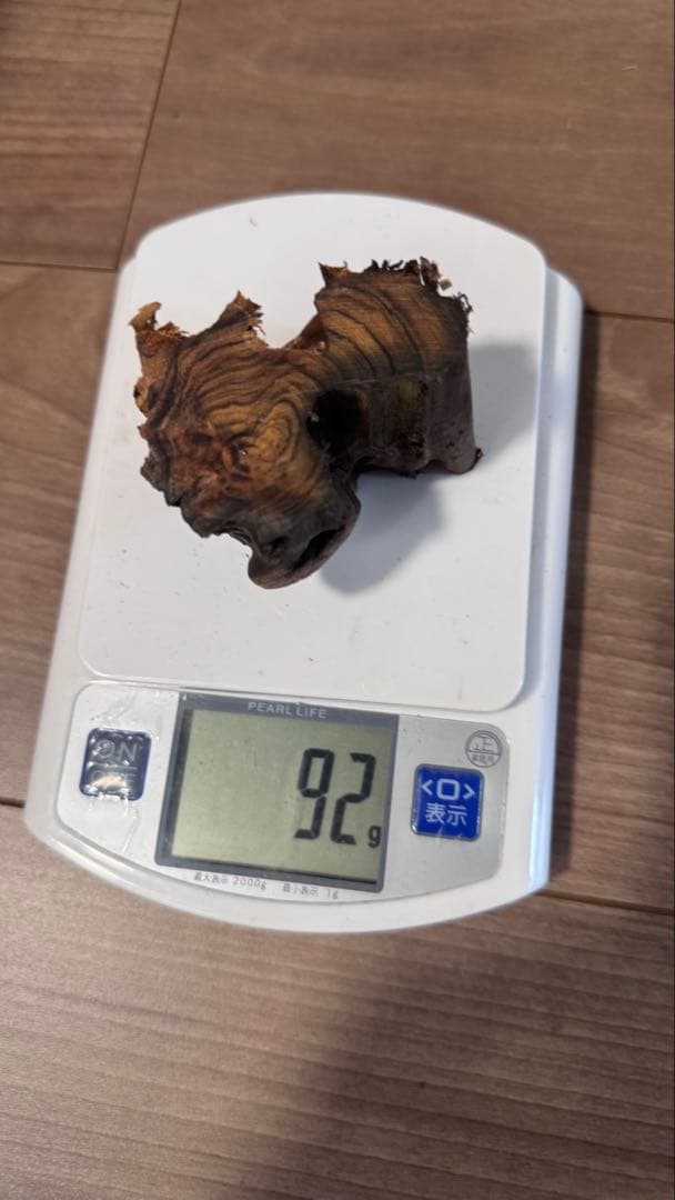 六国五味《伽羅》落款印付き　92g 香木　茶道具　ベトナム産　沈香