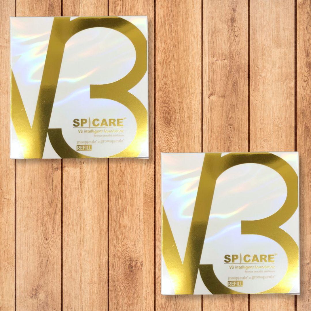 スピケア V3 インテリジェントファンデーション レフィル パフ付 2個