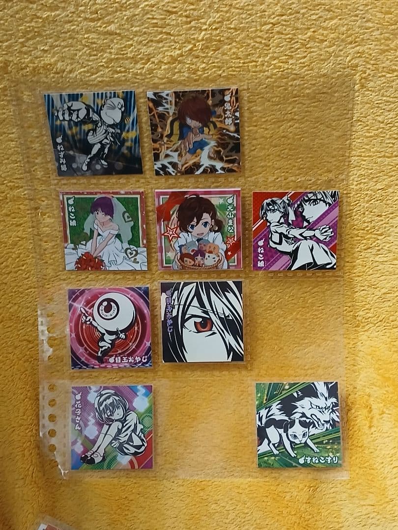 ゲゲゲの鬼太郎 人魂グミ シール ゲゲゲの鬼太郎 ねこ娘 犬山まな