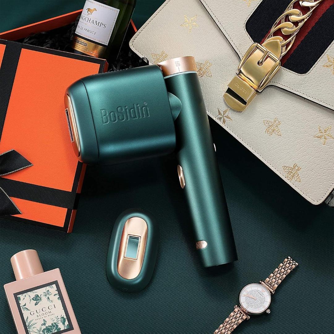 【美品】BoSidin家庭用脱毛器全身脱毛無痛光脱毛器メンズ/レディースグリーン 楽天市場】BoSidin 光美容器 家庭用脱毛器 全身脱毛 脱毛器 スキンケア