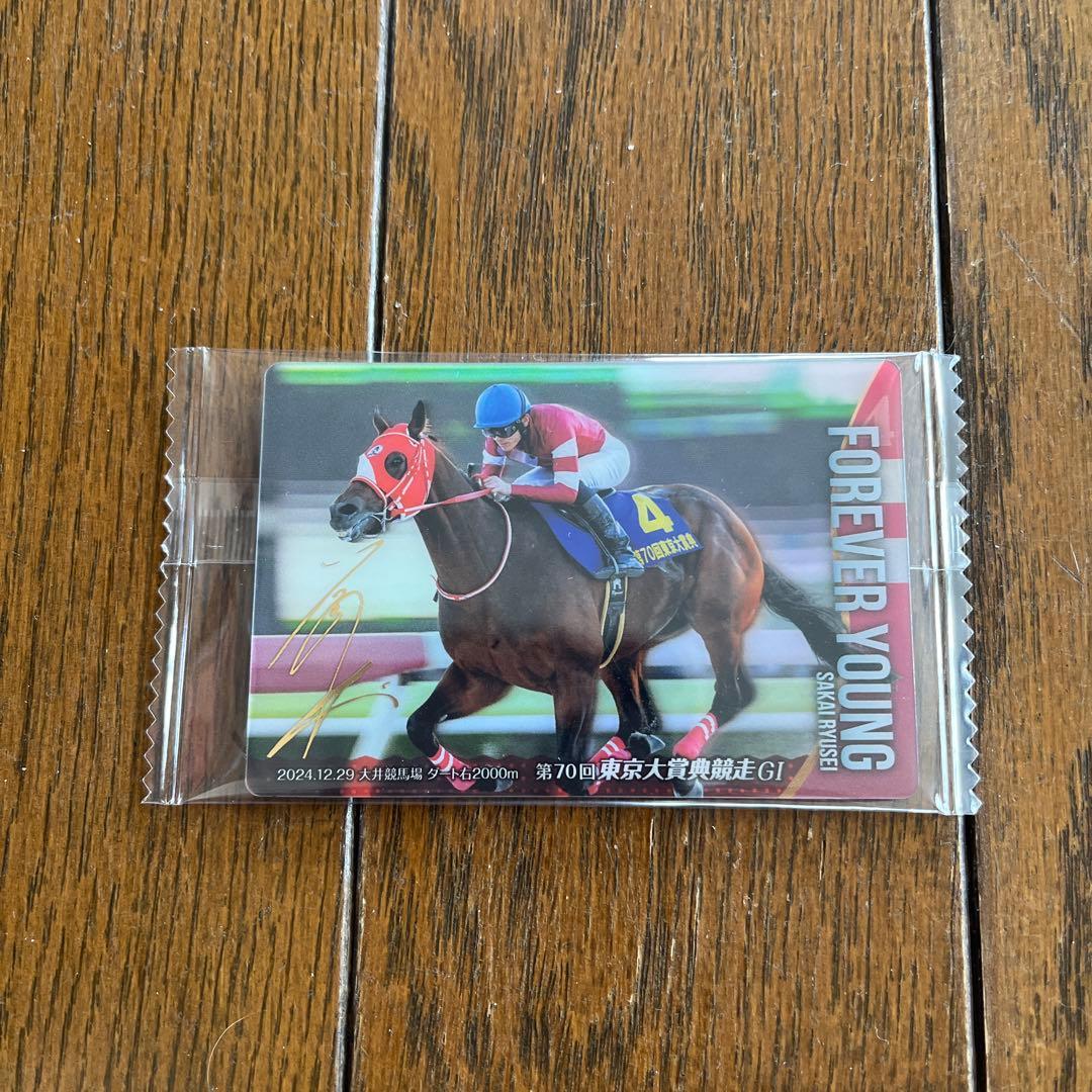 サラブレッドホースコレクション 金箔サイン入り フォーエバーヤング