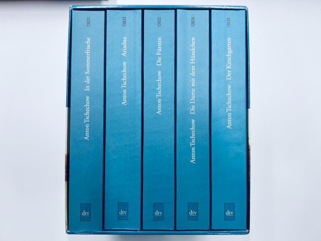 アン・チェーホフ　《Werke》 ドイツ語版　5冊セット　スリップケース付