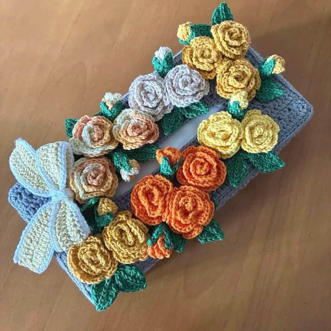 ボックスティッシュケース ボックスティッシュカバー ハンドメイド