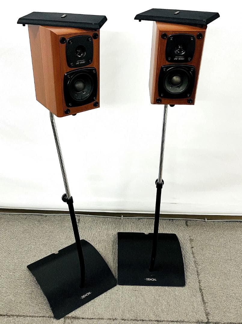 DENON SC-V101スピーカー 2個スタンド付き【音出し出力動作確認済み