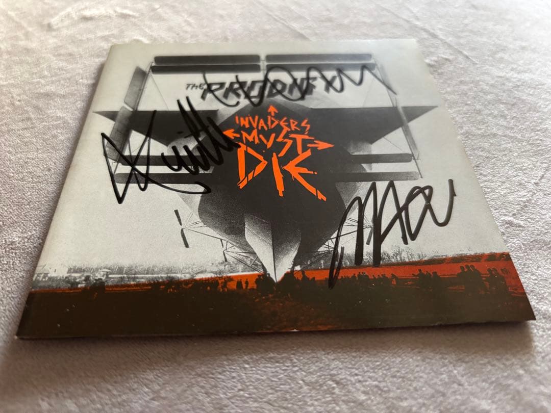 レア　ザ・プロディジー　The Prodigy直筆サインCD キースフリント レア ザ・プロディジー The Prodigy直筆サインCD キースフリント