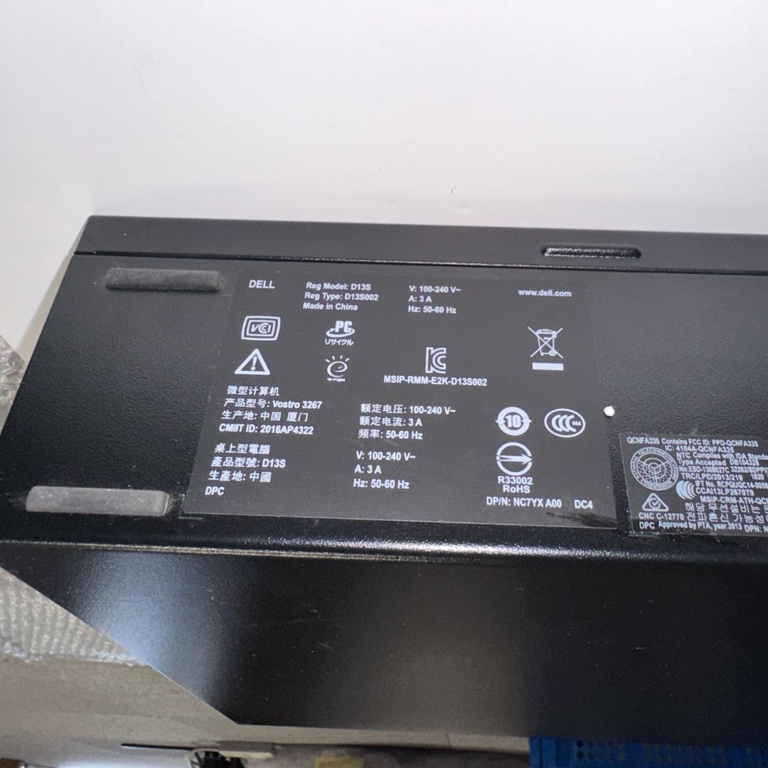 中古】Vostro 3267 デスクトップ 本体のみ※モニタ無[DESK02] - メルカリ