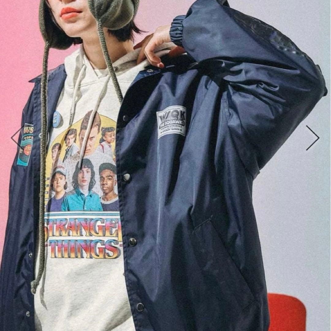 金曜日まで【ニコアンド✗﻿ストレンジャーシングス】コーチジャケット