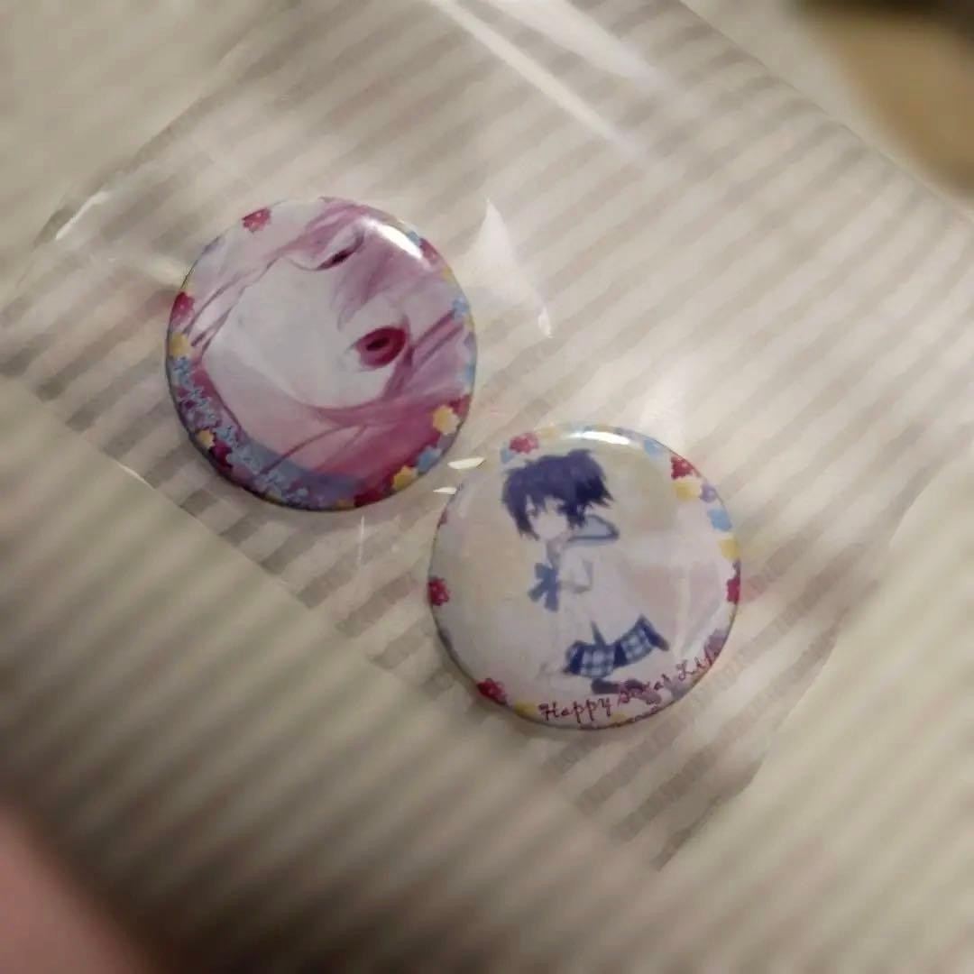 美品　ハッピーシュガーライフ　缶バッジセット　松坂さとう　神戸しお ハッピーシュガーライフ ハピシュガ 缶バッジ 松坂さとう 神戸しお