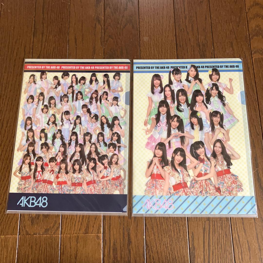 AKB48 クリアファイル 2枚セット - メルカリ