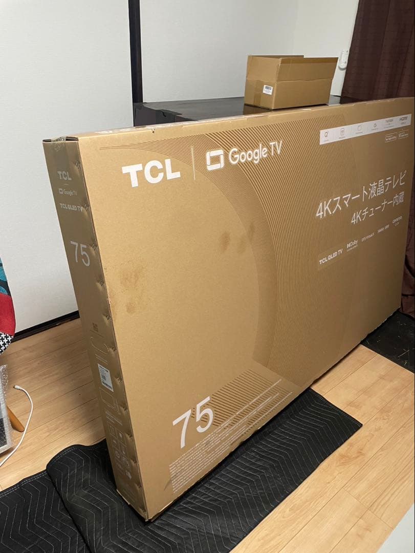 未使用】2025年モデル TCL 75C61B 75インチ 4K液晶テレビ - メルカリ