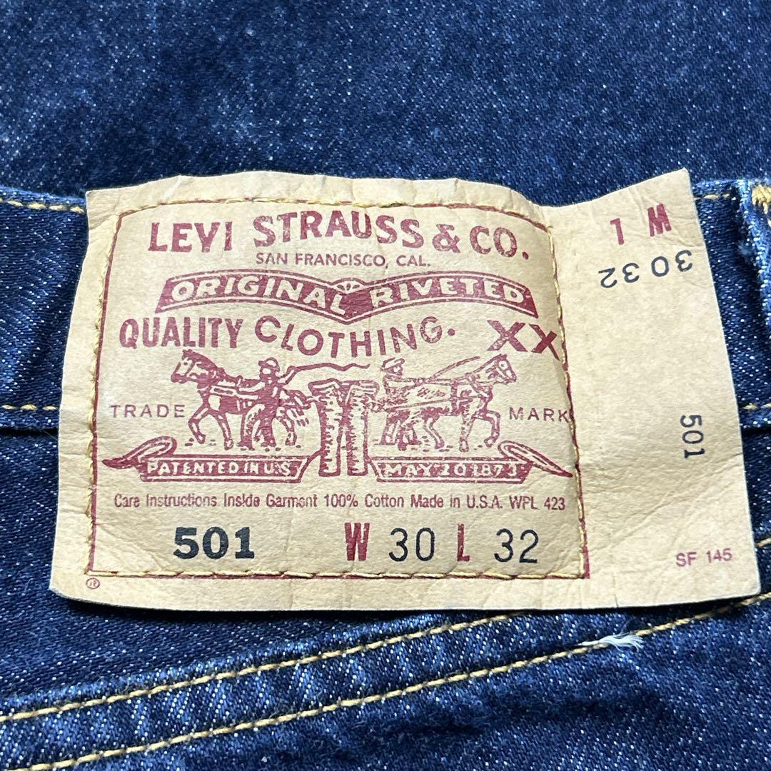 90s -00s リーバイス USA製 最終期 501 濃紺 ボタン裏553 - メルカリ