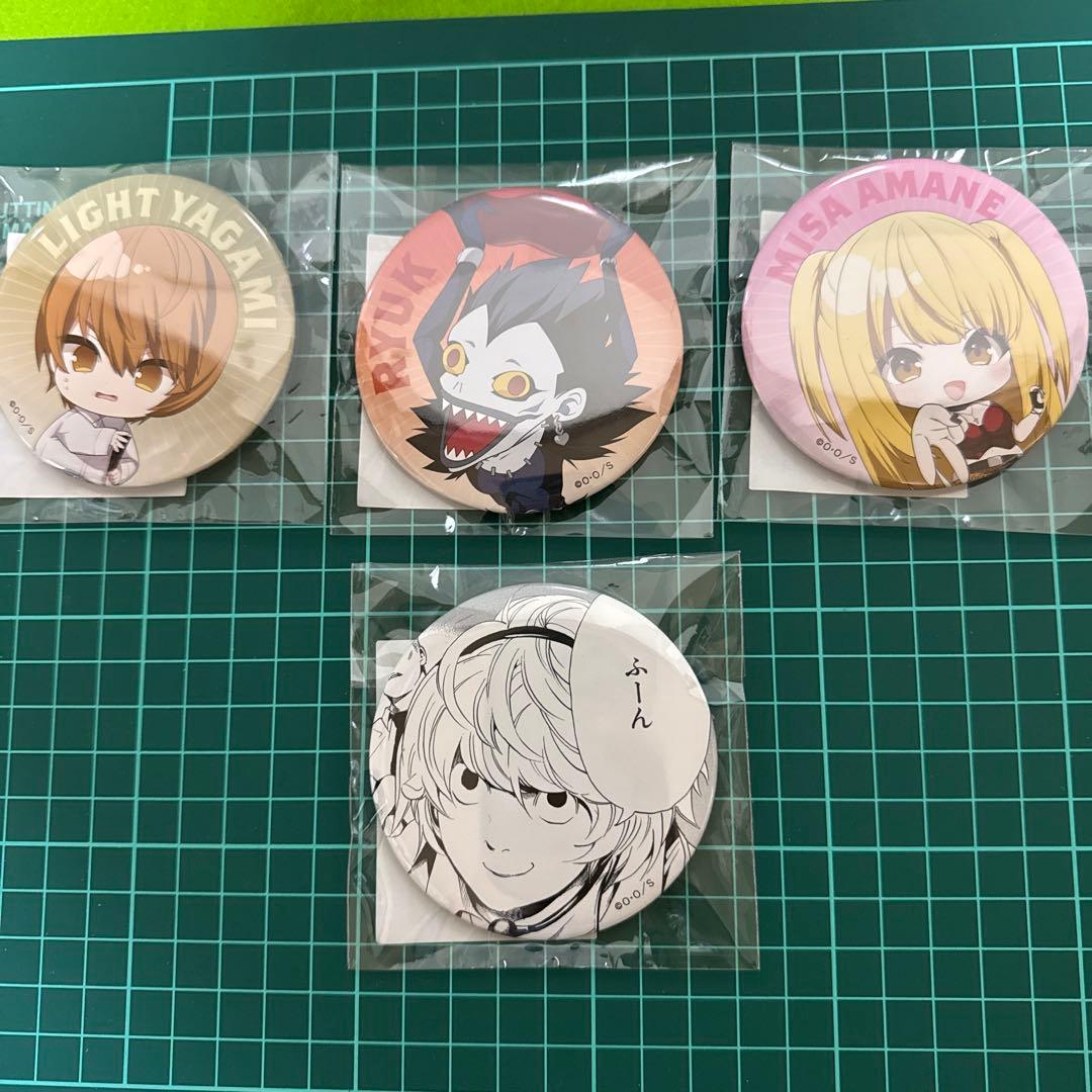 くじ引き堂 デスノート ミニキャラ缶バッジ 5枚セット - メルカリ