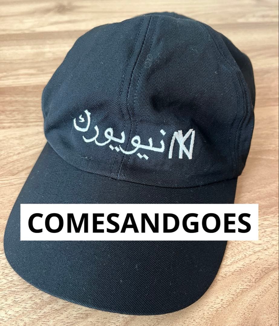 comesandgoes cap ny　ブラック COMESANDGOES（カムズアンドゴーズ）/ NY NY CAP