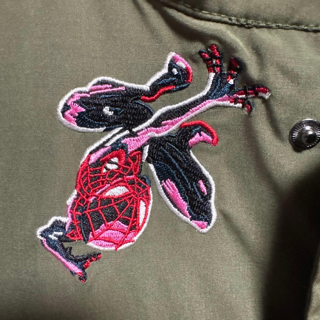 新品 graniph スパイダーマン スパイディ VS ヴィラン｜モッズコートM