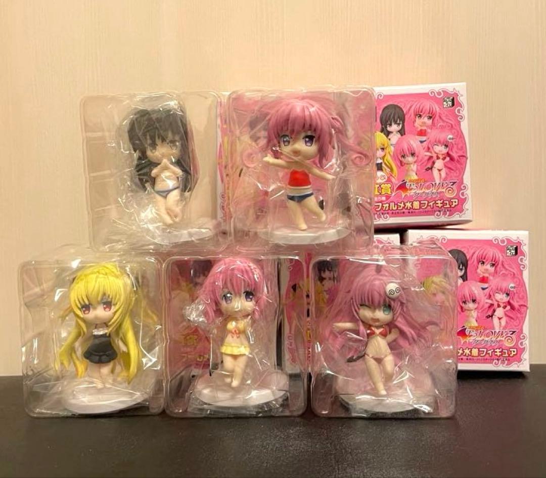 未使用】To LOVEる-とらぶる-ダークネス みんなのくじH賞 5体セット