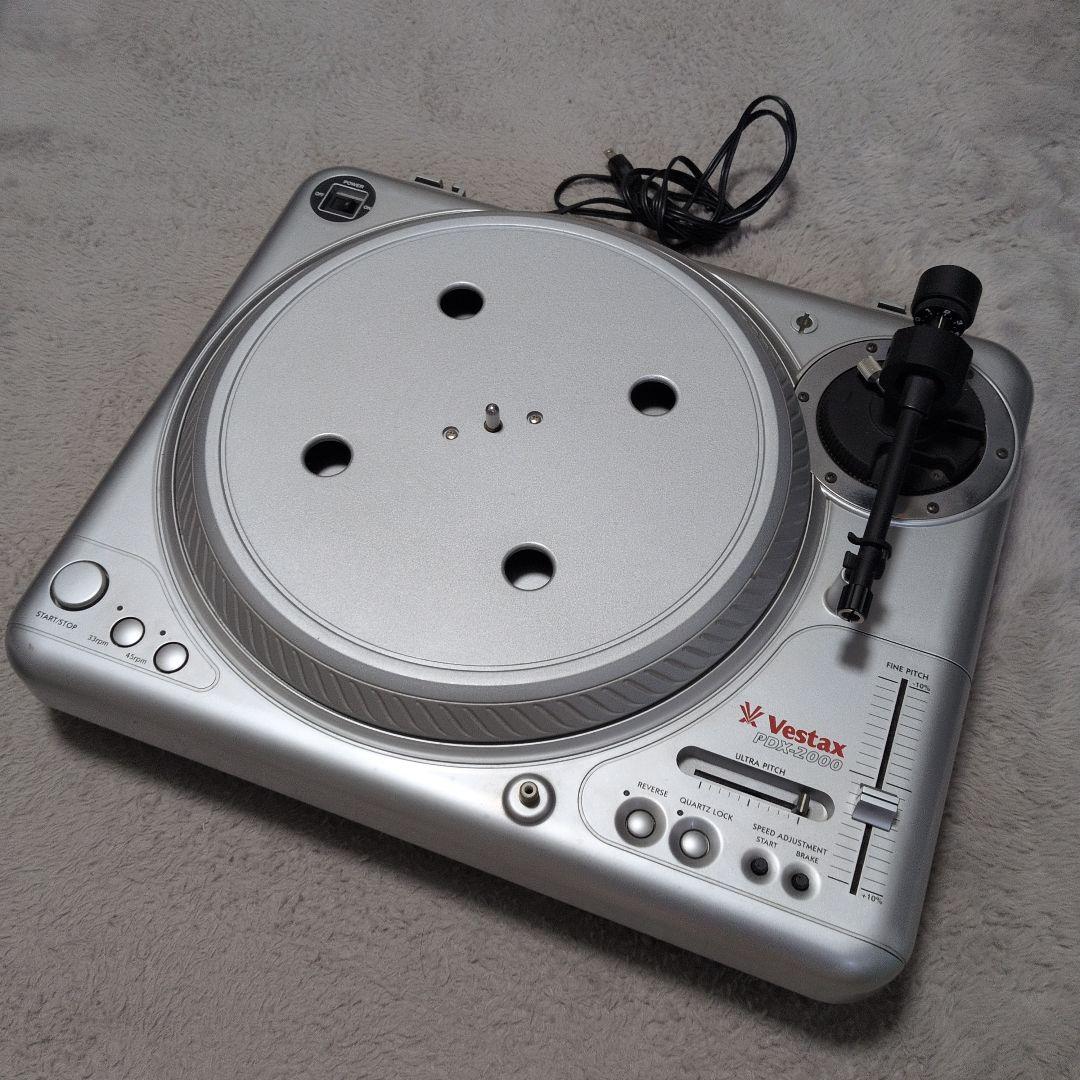 Vestax PDX-2000 動作品 美品 ターンテーブル 中古品】Vestax/ターンテーブル/PDX-2000(ブラック) -DJ機材アナログ