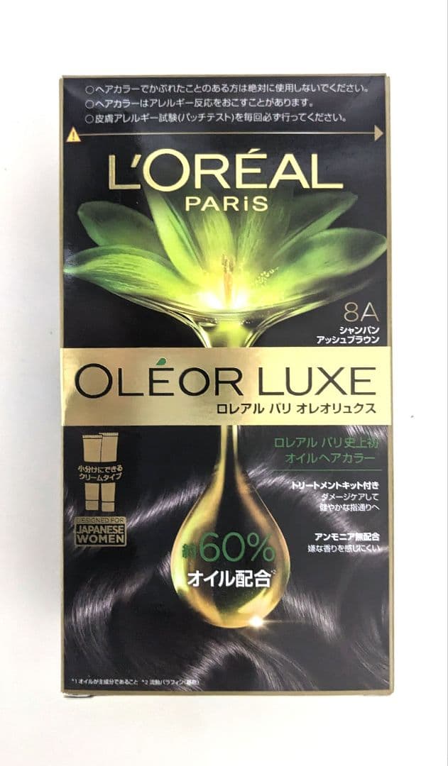 ロレアルパリ オレオリュクス 8A シャンパンアッシュブラウン - メルカリ