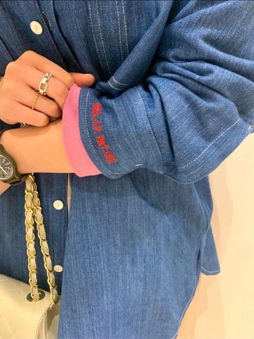 スローブイエナ PAYDAY ペイデイ 別注 シャンブレーシャツ デニム