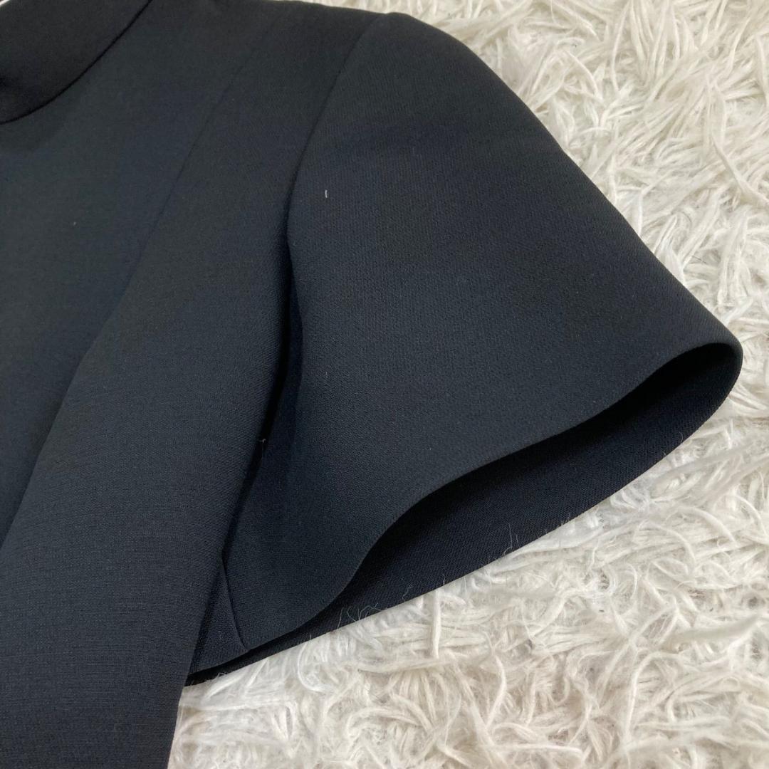 17442✨ルイヴィトン 金ボタン LVロゴ レース切替フレアワンピース