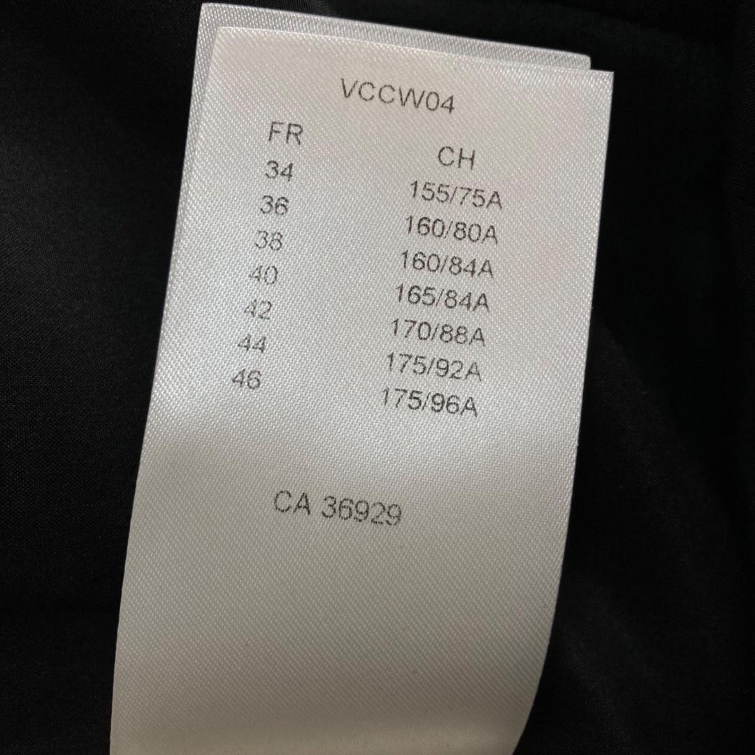 17442✨ルイヴィトン 金ボタン LVロゴ レース切替フレアワンピース