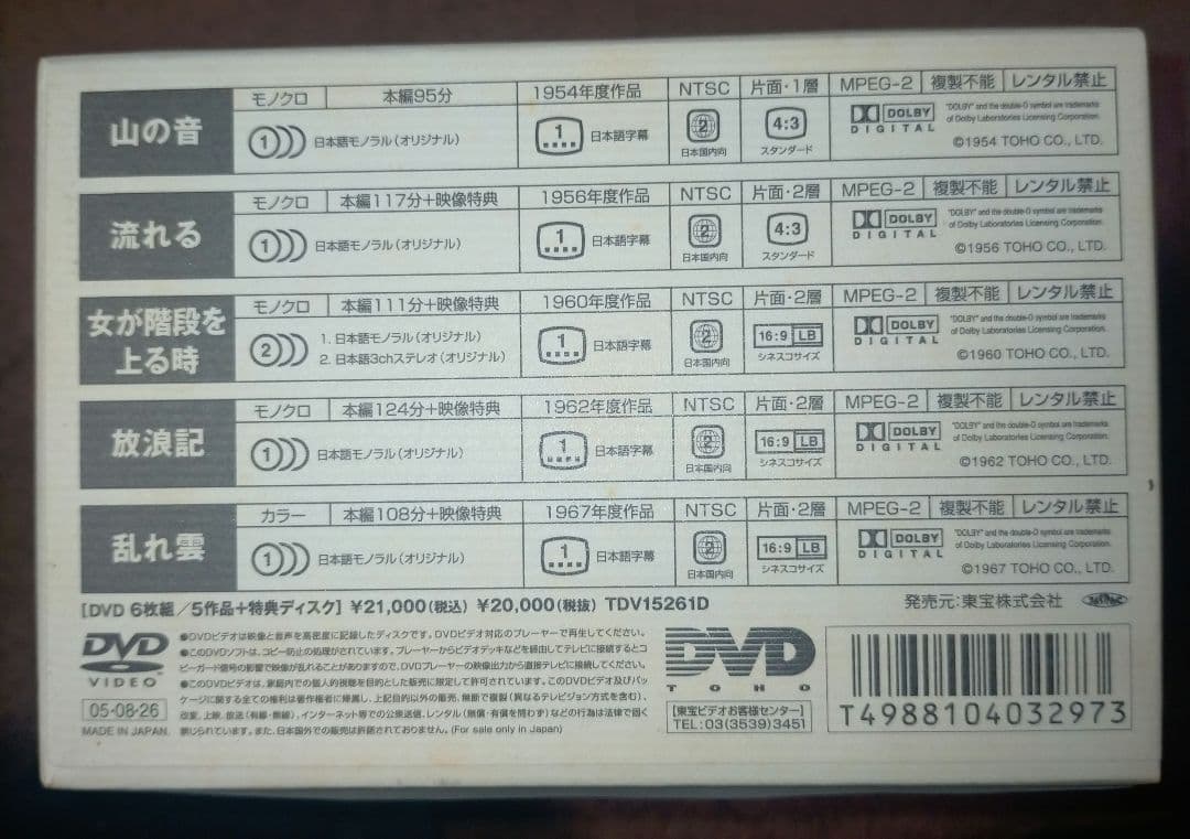 セール！【傑作DVDBOX】成瀬巳喜男 THE MASTERWORKS 2 - メルカリ