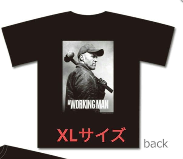 ワーキングマン 背中で語る！現場ステイサムTシャツ XLサイズ 前売り