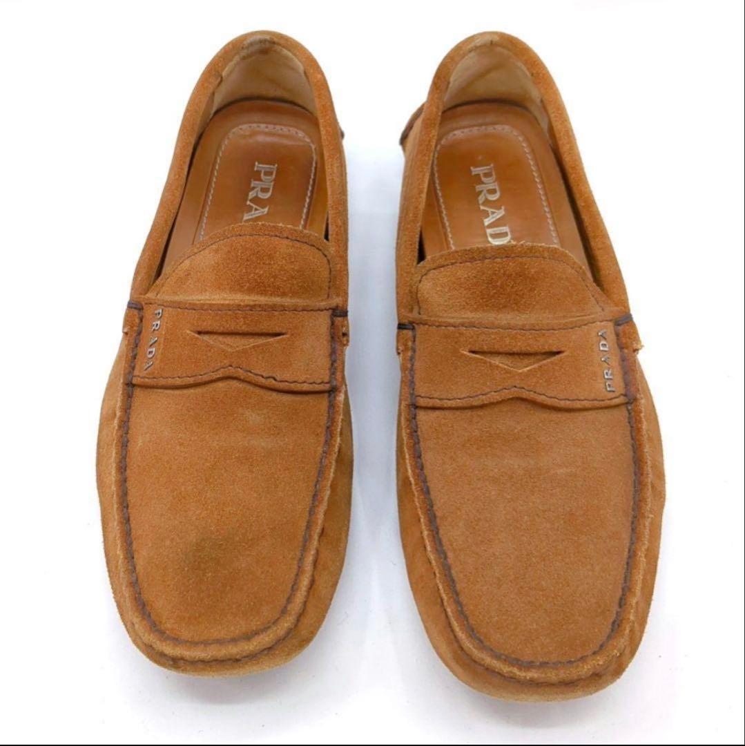 プラダ、ドライビングシューズ 中古・古着通販】PRADA (プラダ) PRADAドライビングシューズ ブラウン