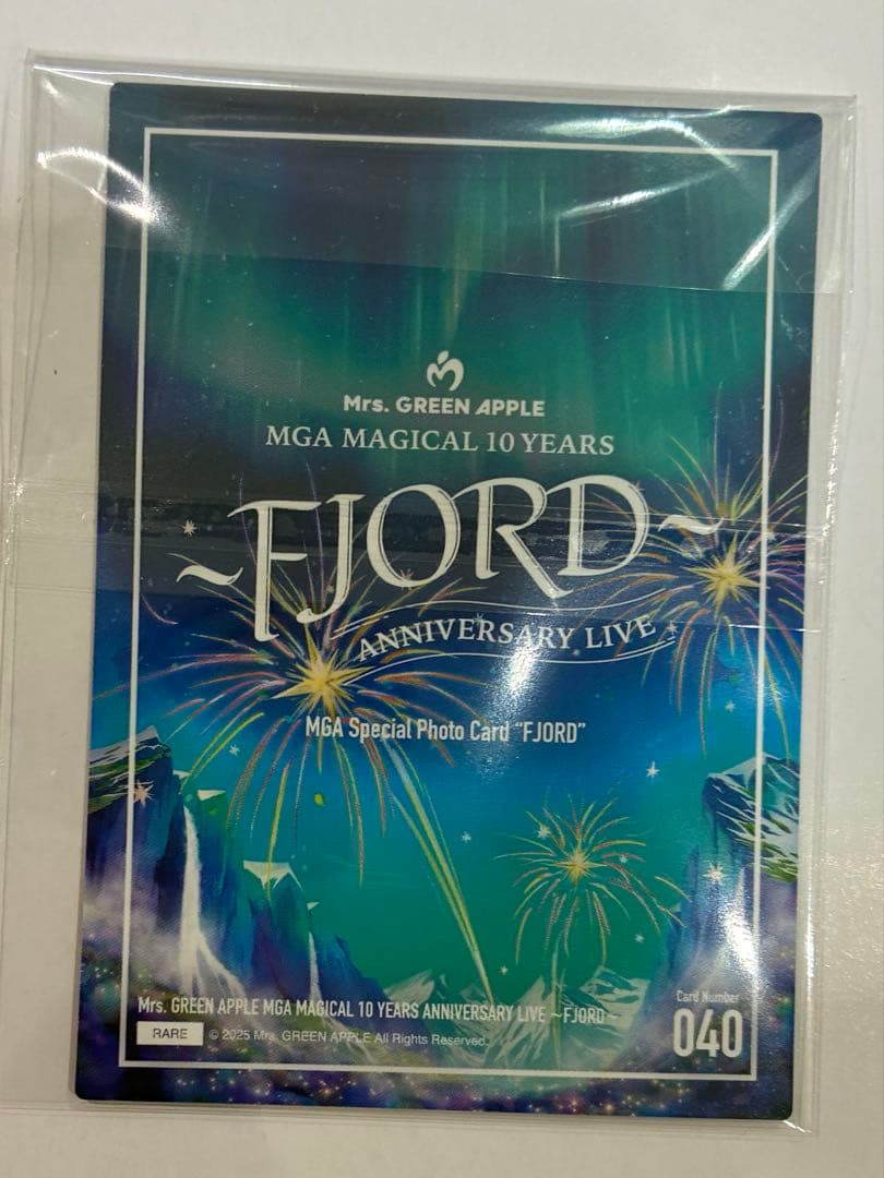 Mrs.GREENAPPLE FJORD ミセス 藤澤涼架 フォトカ レア040 - メルカリ