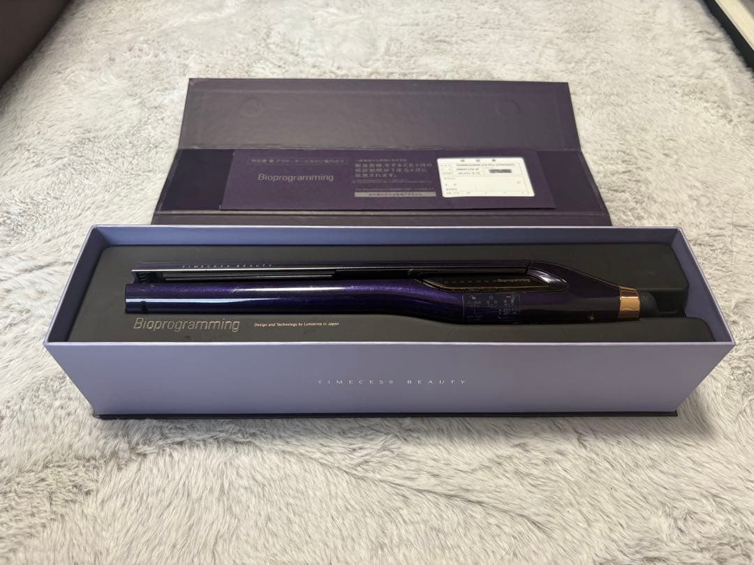 Bioprogramming ストレートヘアアイロン パープル - メルカリ