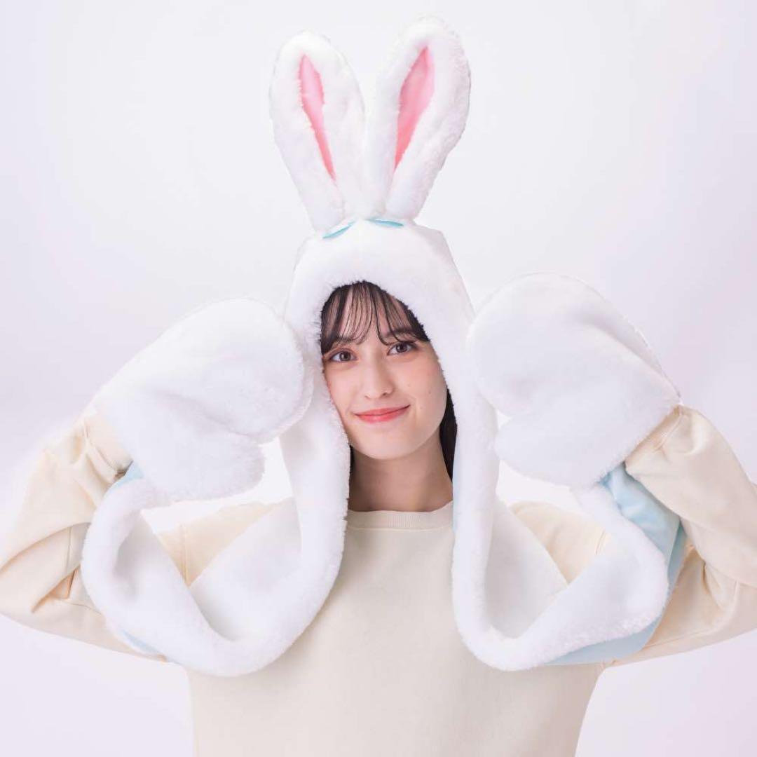 最終お値下げ】白うさぎ ファンキャップ 2個セット - メルカリ