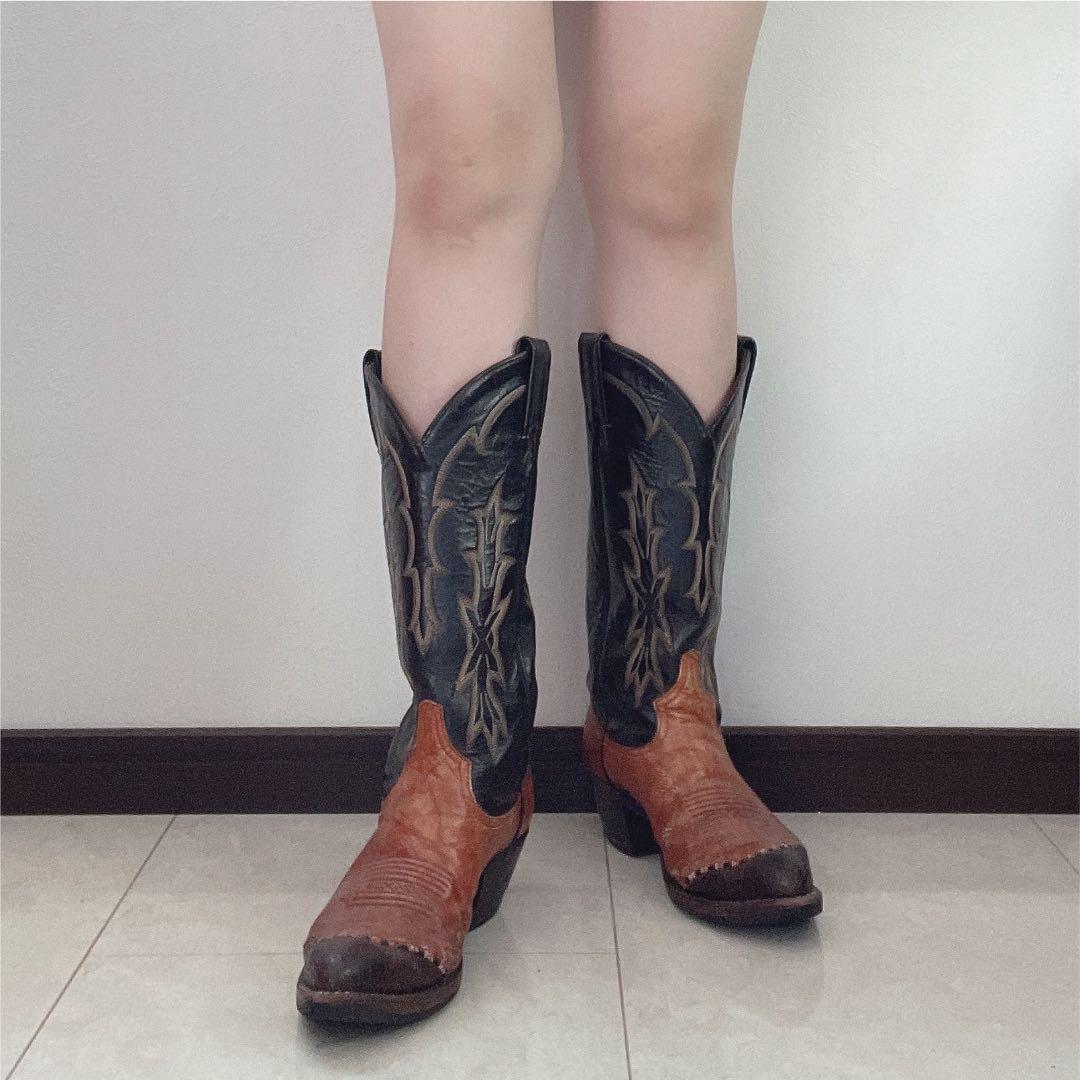 レア❤️）Tony Lama トニーラマ J69516 リザード ウエスタンブーツ