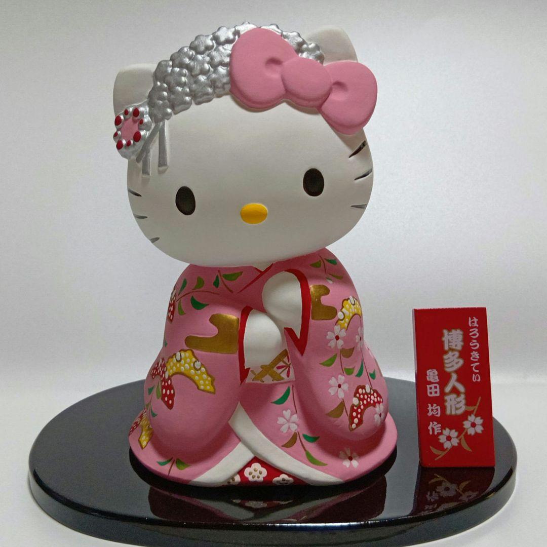 2000年 平成 レトロ ハローキティ 博多人形 亀田均作 サンリオ - メルカリ