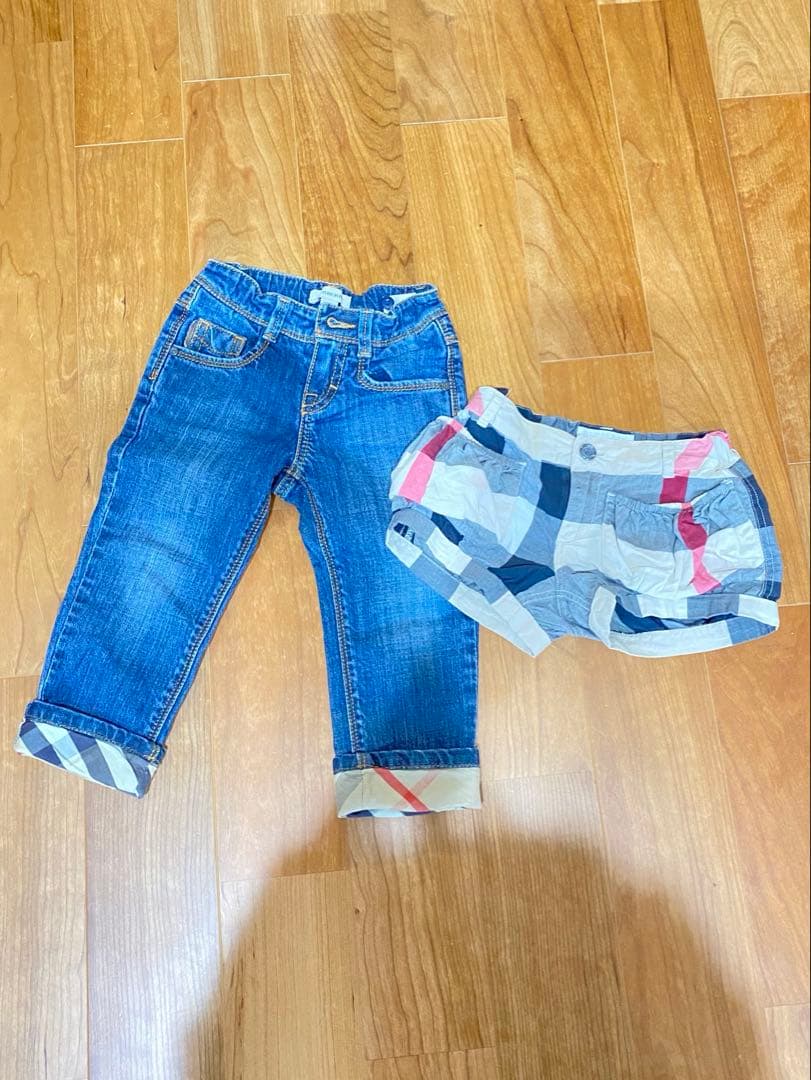 All バーバリーセット売り 10点 トップスボトムス90〜