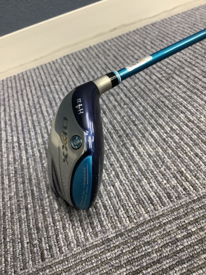 XXIO12 レディース ユーティリティ H4 Aシャフト シルバー/ブルーの