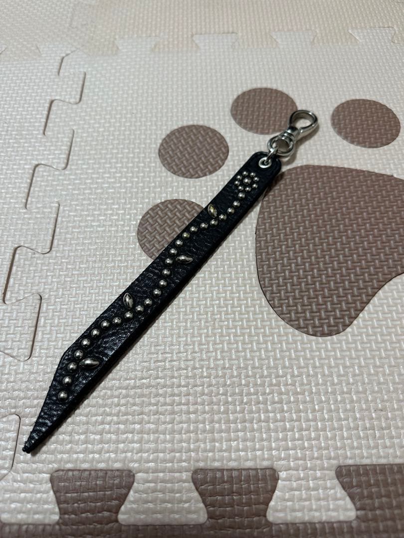 小物 Schott/ FLOWER STUDS LEATHER KEY HOLDER FLOWER STUDS LEATHER KEY HOLDER/フラワースタッズ レザー