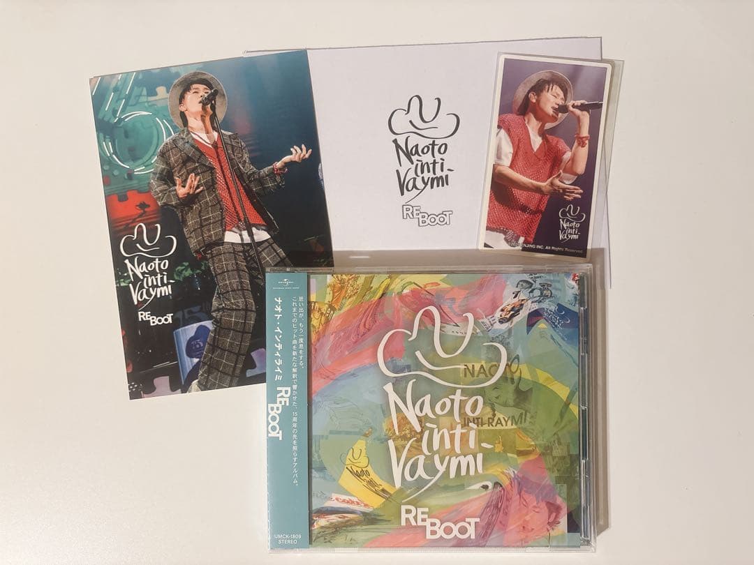 新品未開封 ナオト・インティライミ アルバム REBOOT ステッカー付③