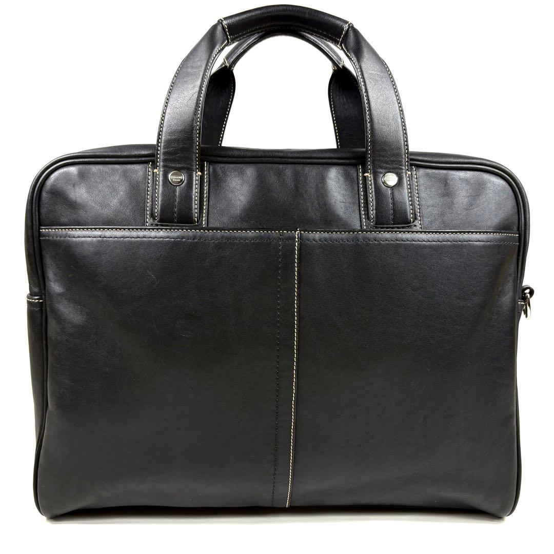 極美品✨コーチ 2way ビジネスバッグ F70094 ブラック オールレザー