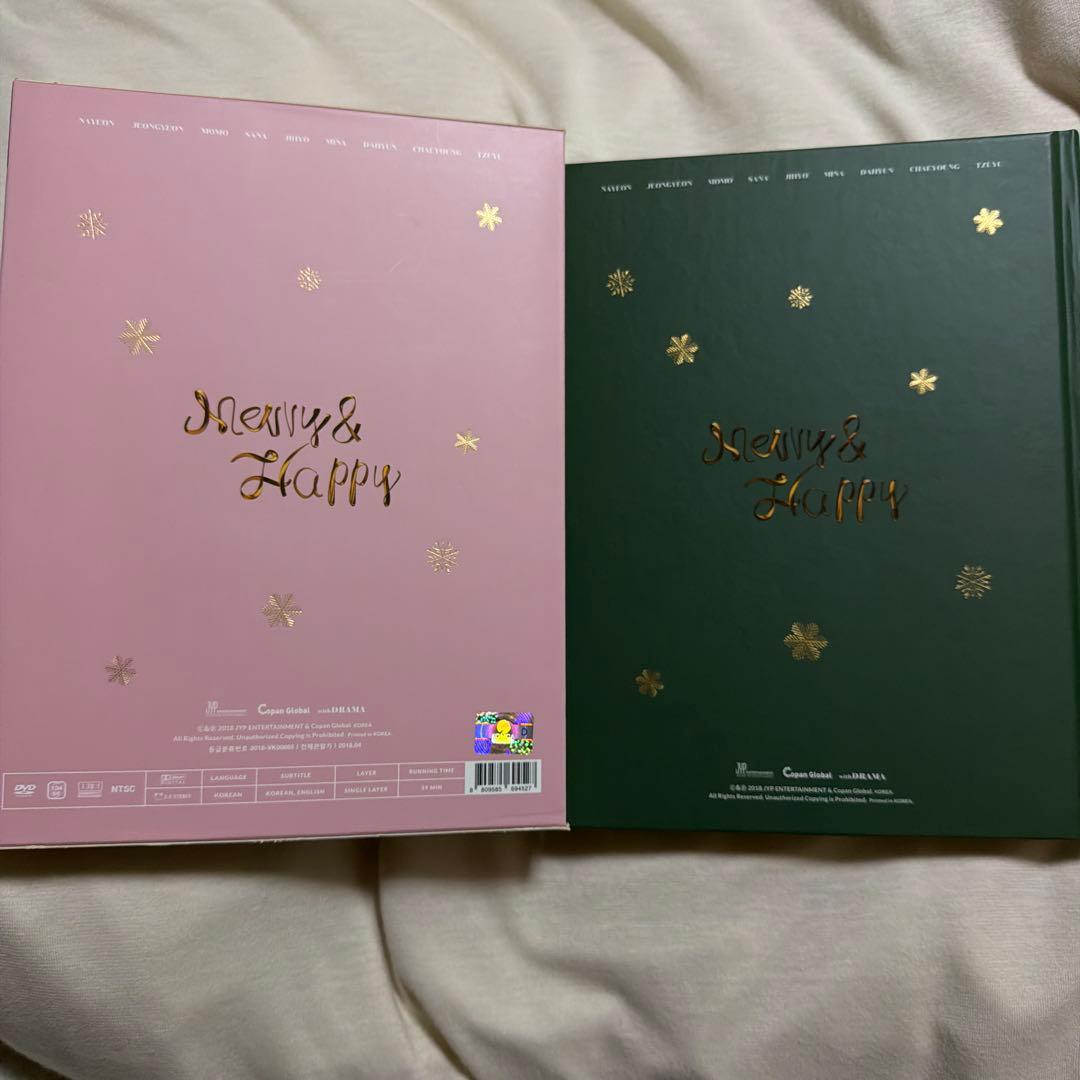 TWICE Merry & Happy MONOGRAPH - メルカリ