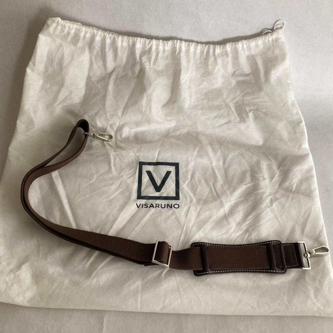 visaruno ビジネスバッグ 本革 イタリア製 傷なし ブラウン A4 - メルカリ