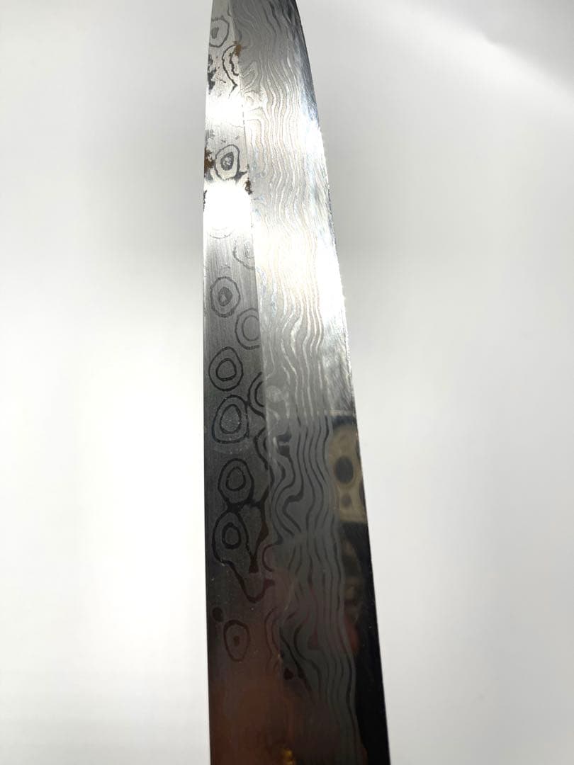 カリメロ様専用 柳刃包丁 墨流し 青鋼 別誂 - メルカリ