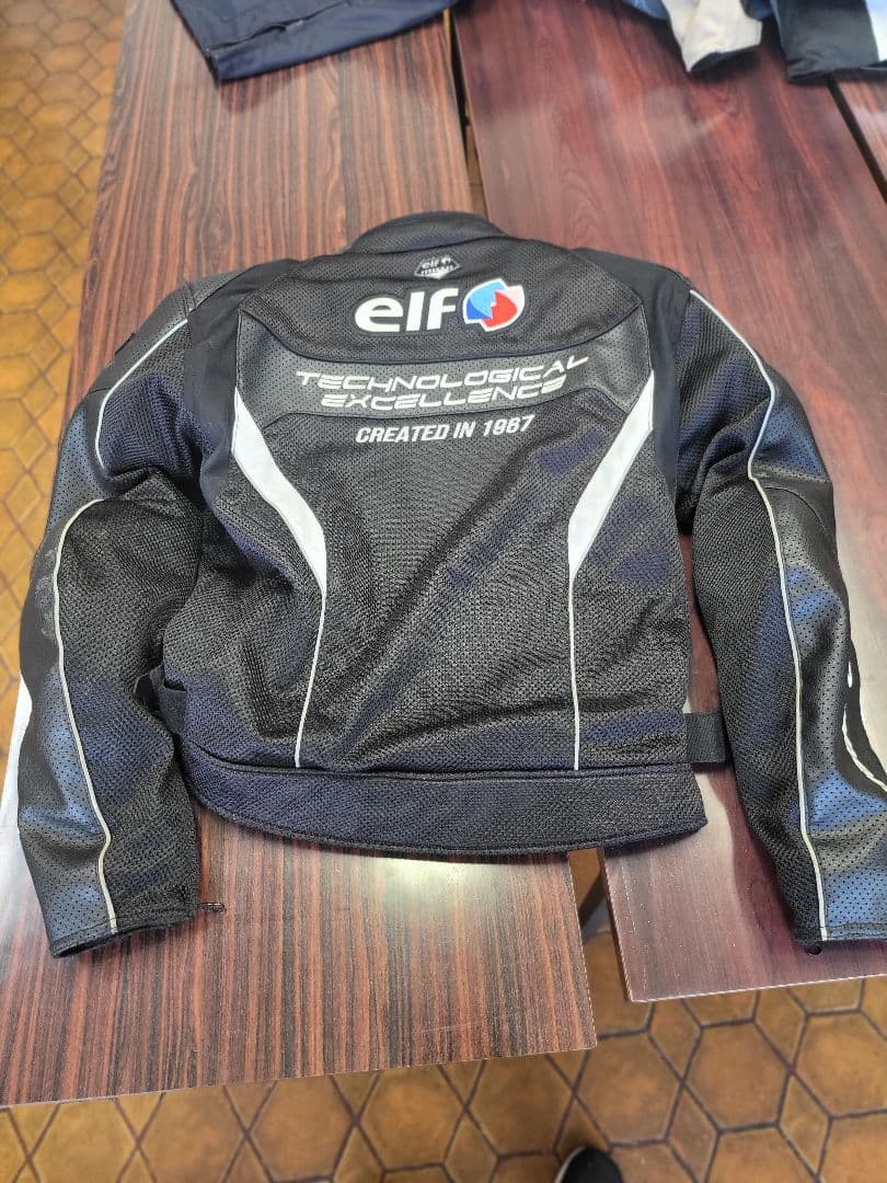 elf エルフ レザーメッシュ ジャケット Lサイズ - メルカリ