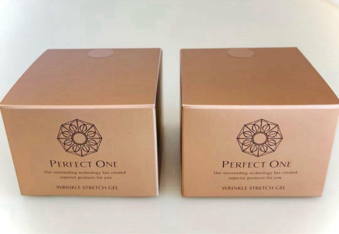 【新品・未開封】パーフェクトワン薬用リンクルストレッチジェル 50g✖️2 9月28日（月）「パーフェクトワン 薬用リンクルストレッチジェル」新