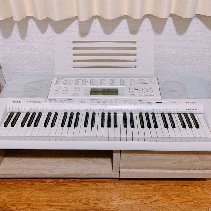 CASIO LK-208 電子ピアノ キーボード - メルカリ
